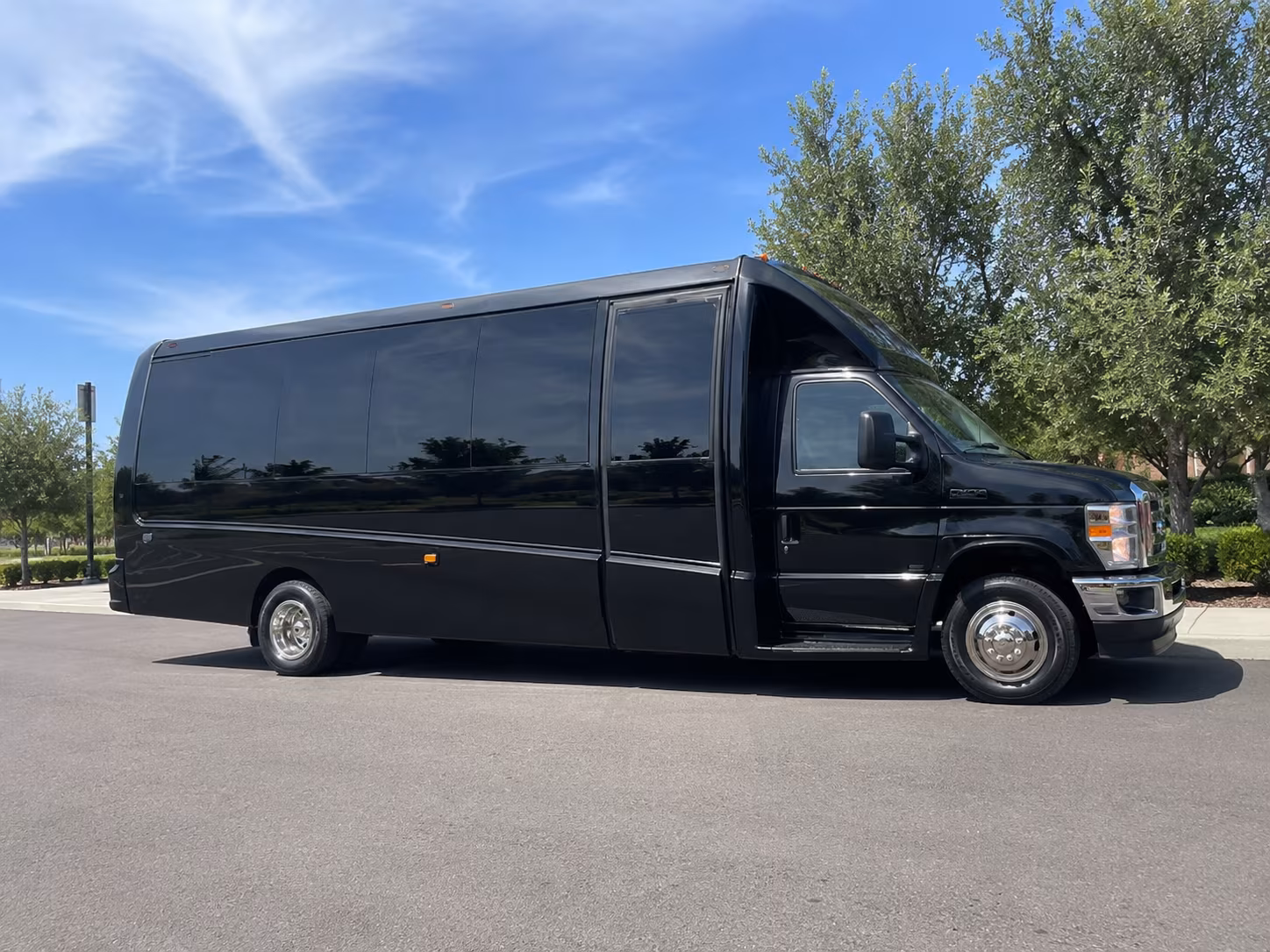 find party buses and minibuses that keep the pregame rolling all the way to the gate