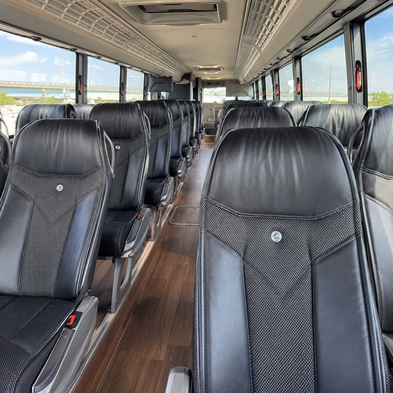 whether your team is headed to the long beach convention center or a south bay client site there s a bus for the trip