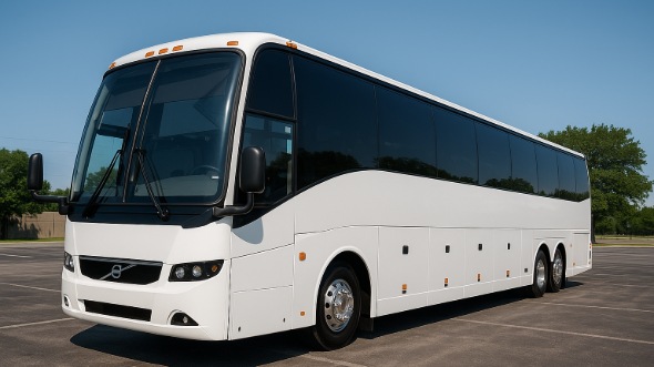 Exterior of Charter Bus Company Lynwood's 55 Passenger Charter Bus in Lynwood