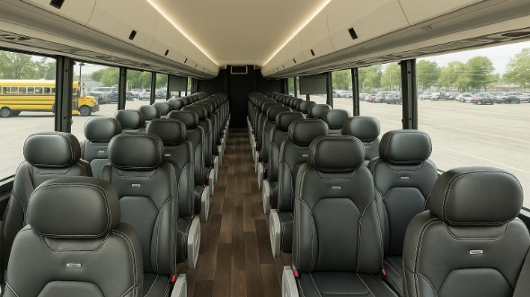 lynwood 25 passenger minibus inside